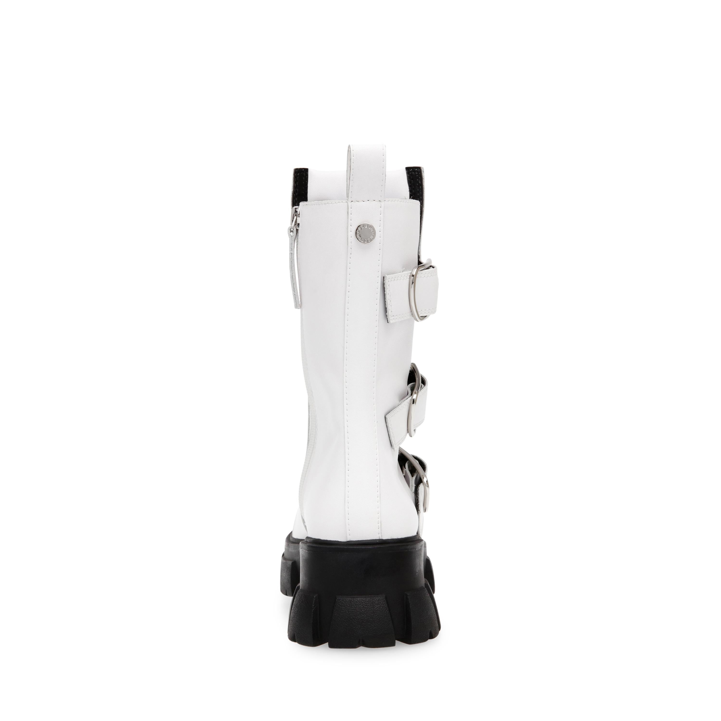 Transfixed White Leat - Stivali Donna Bianchi SMSTRANSFIXED-107  STEVE MADDEN 
