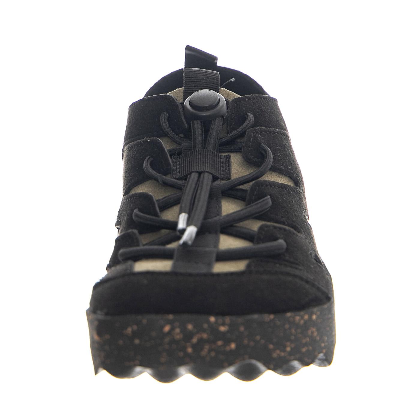 Cure 2 Black Eco Suede - Scarpe Donna Nere P018206000  ASPORTUGUESAS 