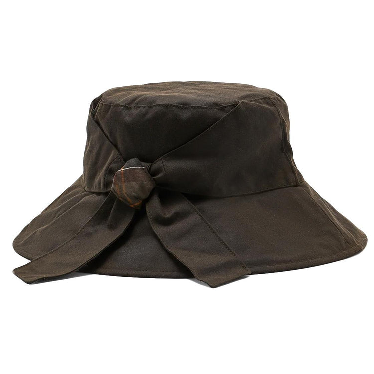Brambling Wax Hat Olive - Cappello da Pescatore Marrone FW22-LHA0394-OL71  BARBOUR 