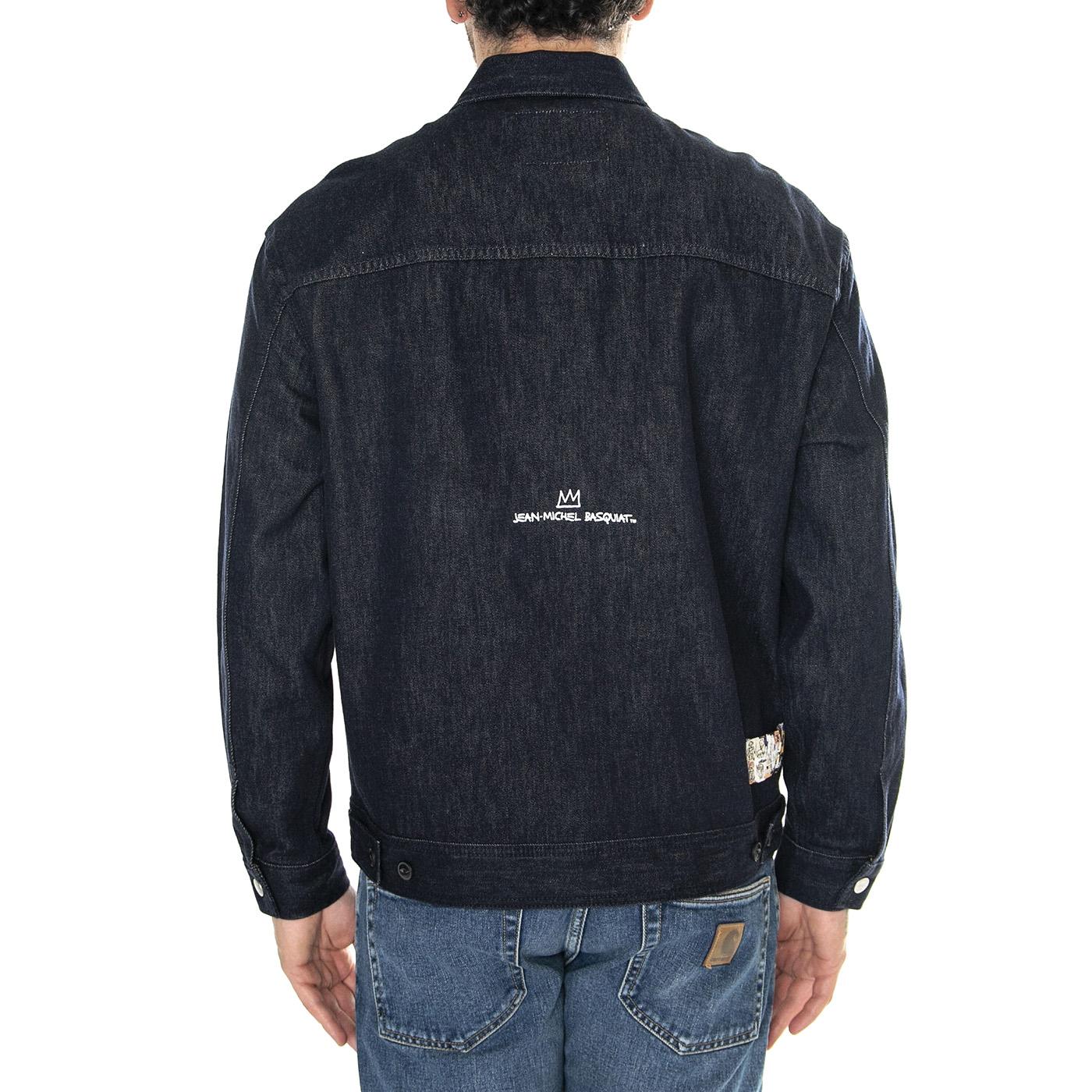 JMB Rider Jacket Inside Art Rinse Blue - Giacca Denim Jeans Uomo Blu 112359247  LEE 