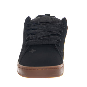 DC Shoes Black / Gum Court Graffik - Scarpe Stringate Uomo Nere 300529-BGM-BLK-GUM . DC 