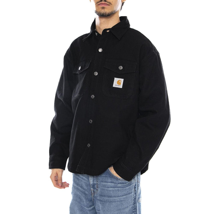 Selby Shirt Jac Black - Camicia Uomo Nera I035305.89XX . CARHARTT WIP 