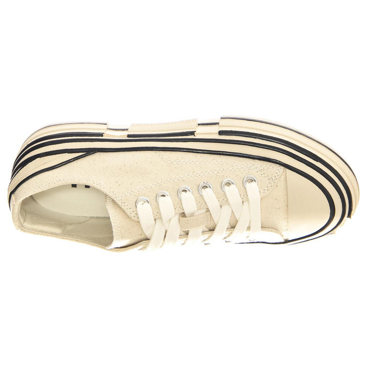 Endorphin Dark Cream Canvas - Scarpe Donna Beige PLSJCD-037-1-14-DCRM  JEFFREY CAMPBELL 