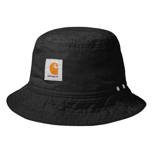 Walter Bucket Hat Black rinsed - Cappello da Pescatore Nero I033589.8902  CARHARTT WIP 