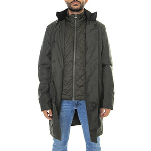 Kentwood Mac Jacket Sage Olive Night - Giacca Invernale Uomo Marrone 222MMWB0985-SG71  BARBOUR 