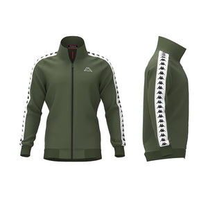 BANDA ANNISTON SLIM  Green Military-White 98101_4  KAPPA 