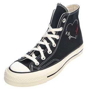 Chuck 70 - Scarpe Stringate Profilo Alto Uomo Nere / Black / Egret / Black US 6 171118C-374  CONVERSE 