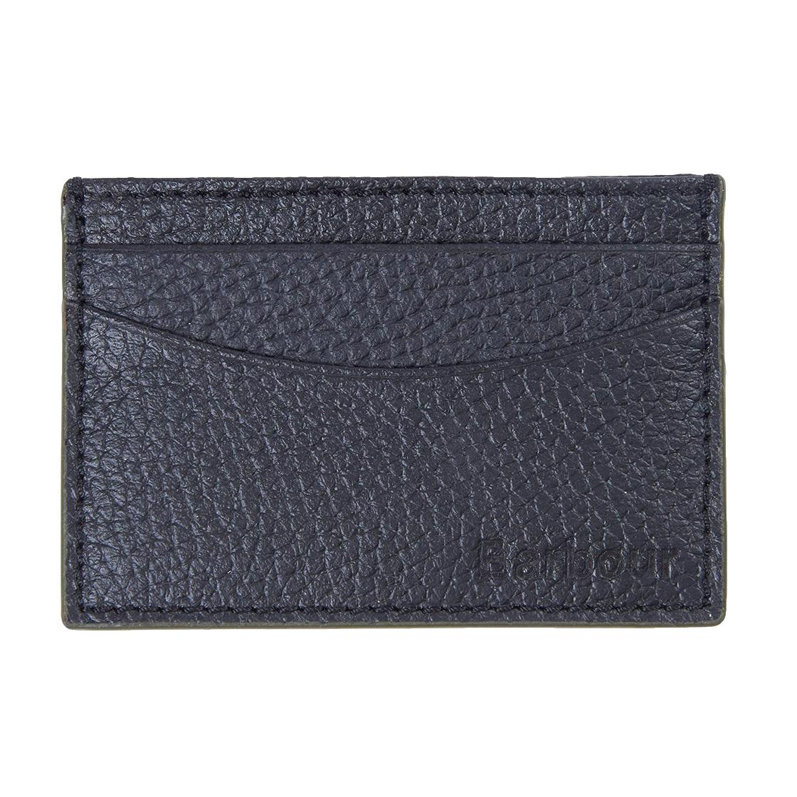 Grain Leather Card Holder Black - Portacarte Nero 222MMLG0020-BK11  BARBOUR 