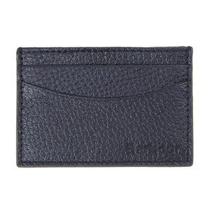 Grain Leather Card Holder Black - Portacarte Nero 222MMLG0020-BK11  BARBOUR 