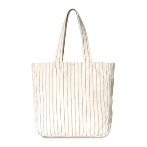 Hendry Tote Seaton Stripe, Wax / Dark Navy - Borsa Shopping Bag Bianca I034788.2RM02  CARHARTT WIP 