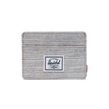Charlie Cardholder Light Gray Crosshatch - Gray Card Holder HERSCHEL ACCESSORIES