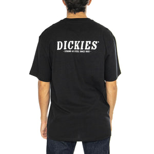 Dickies Script Tee SS Black - Maglietta Girocollo Uomo Nera DK0A863DBLK1  DICKIES 