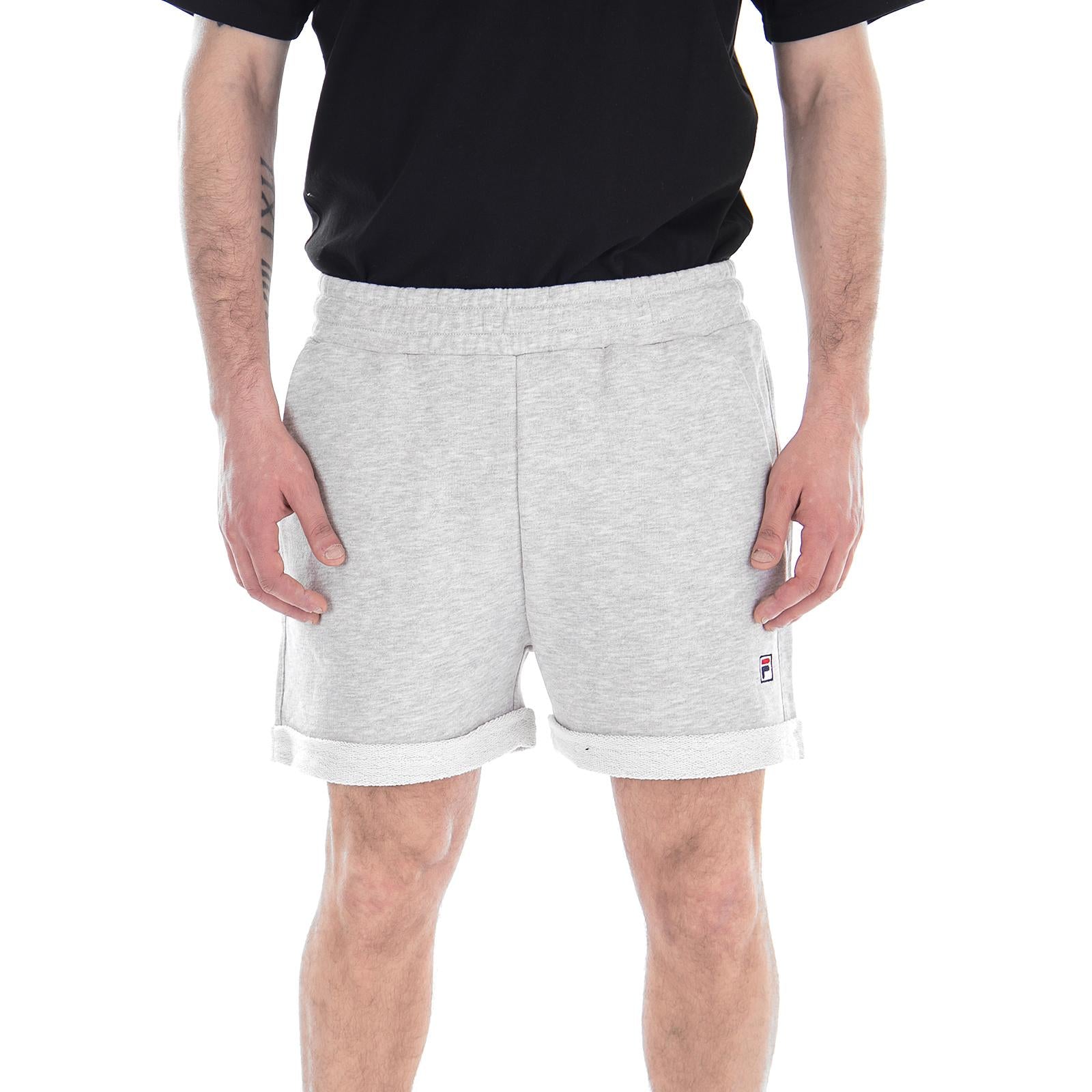 Dustin Sweat Shorts light grey melange bros 682172-B13  FILA 