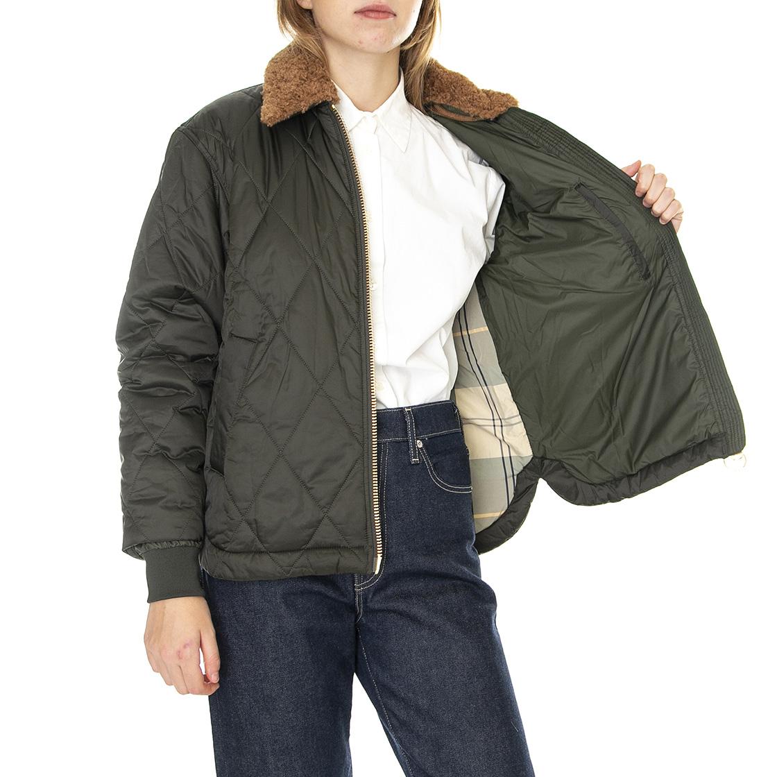 Vaila Quilt Sage Classic - Giacca Invernale Donna Verde LQU1498SG71  BARBOUR 