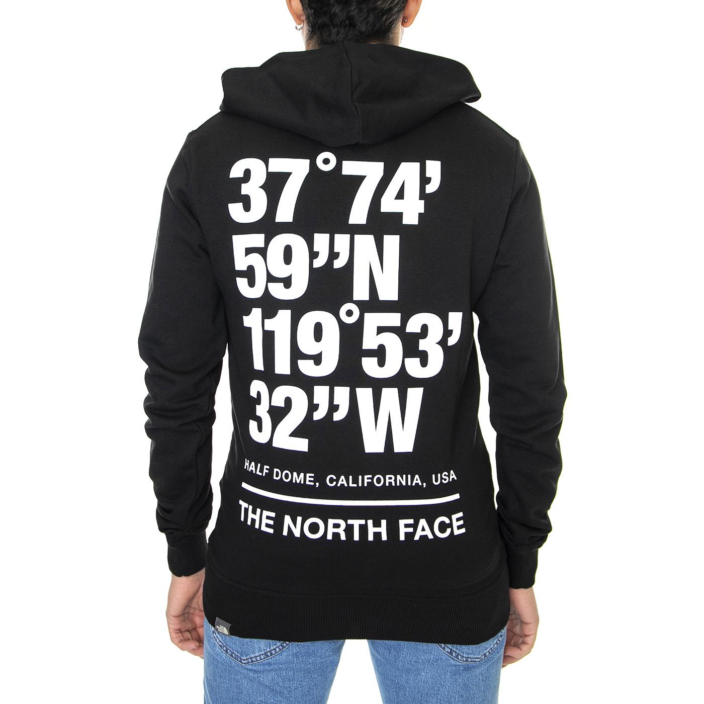 M Coordinates Hoodie EU Tnf Black - Felpa con Cappuccio Uomo Nera NF0A826UJK31  THE NORTH FACE 