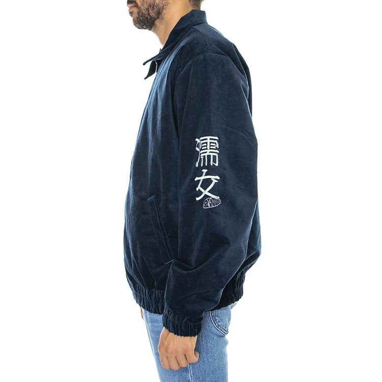 Midnight Jacket Navy Blazer - Giacca Invernale in Velluto Uomo Blu I031075.NYB.67.-NYB.67  EDWIN 