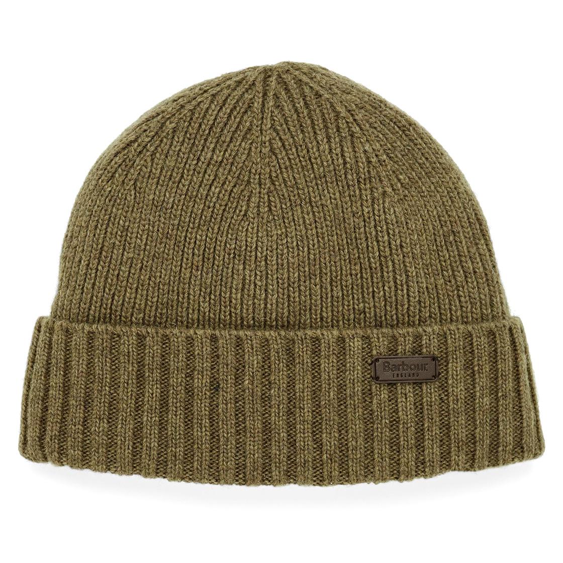 Carlton Beanie Sandstone - Cappellino a Cuffia Verde 222MMHA0449-SN51  BARBOUR 