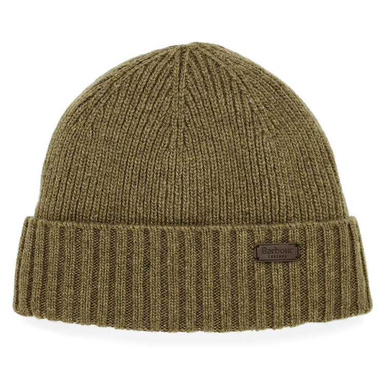 Carlton Beanie Sandstone - Cappellino a Cuffia Verde 222MMHA0449-SN51  BARBOUR 