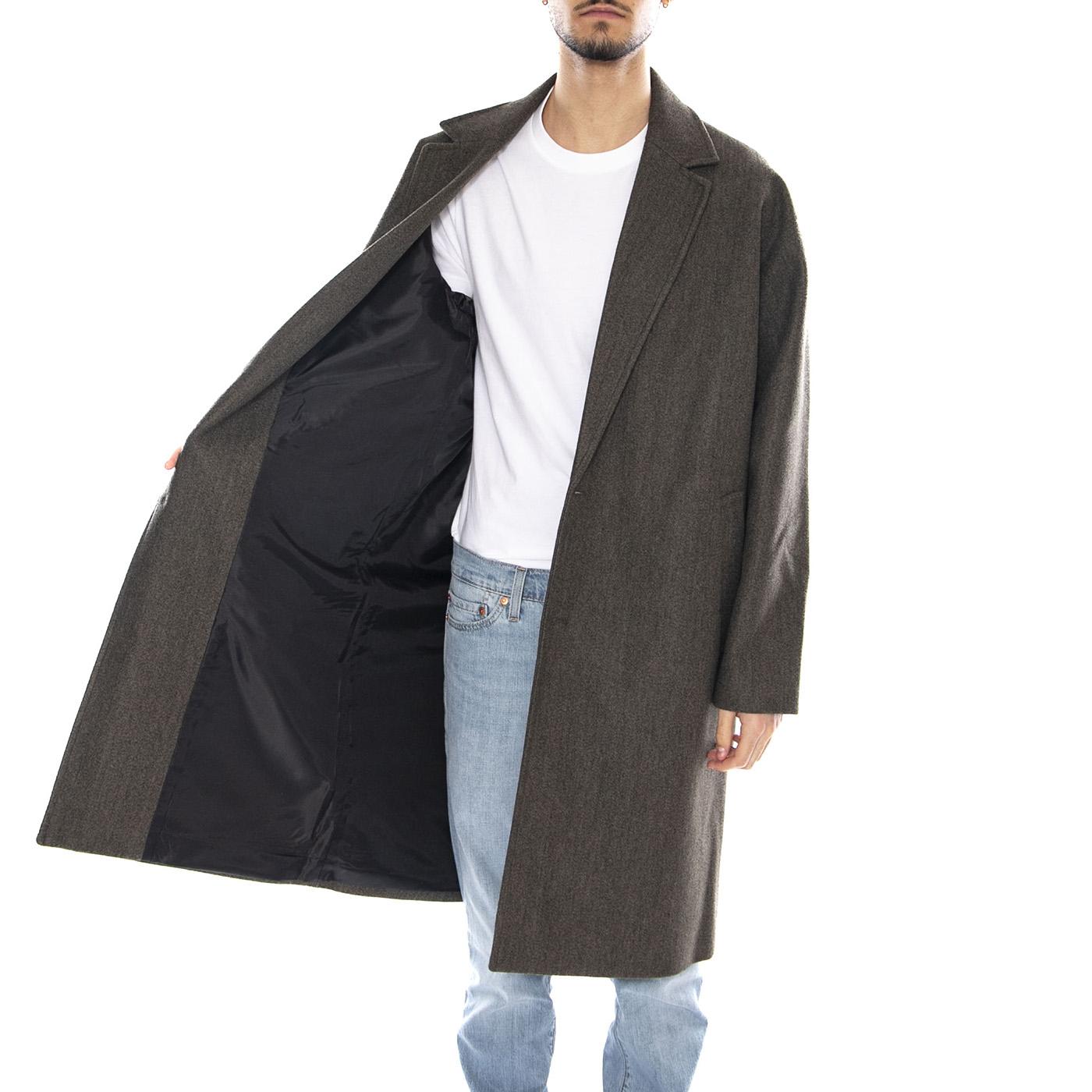 Worf Life Oversize Coat OTW -- Cappotto Uomo Bungee Cord Melange Velluto 22031195-4787204 . ONLY & SONS 