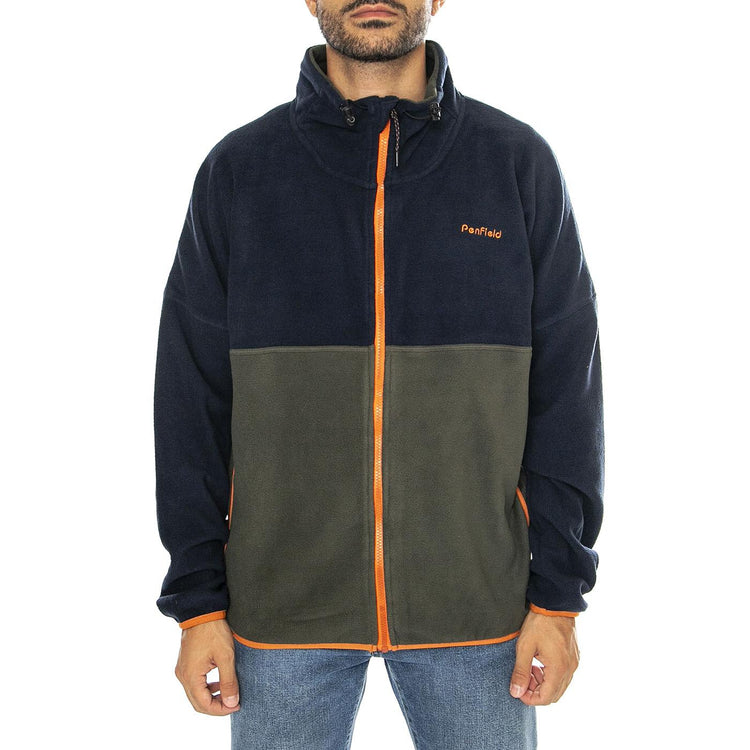 Penfield Polar Fleece Colour B Forest Night - Felpa Uomo Multicolore PFD0104-407  PENFIELD 