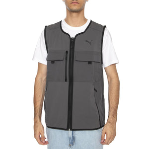 PUMATECH Cargo Vest Dusky Gray - Giacca Smanicata Uomo Grigia 629916-44  PUMA 