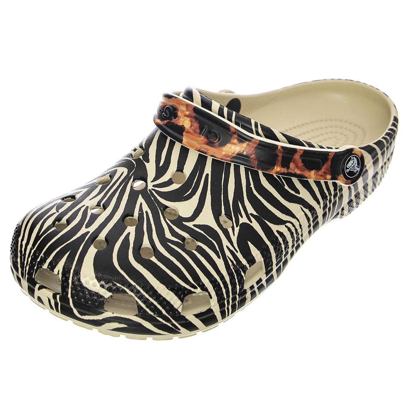 Classic Animal Remix Clog W Bone/Multi Animal - Sandali Donna Multicolore CR.207840-BOMA  CROCS 