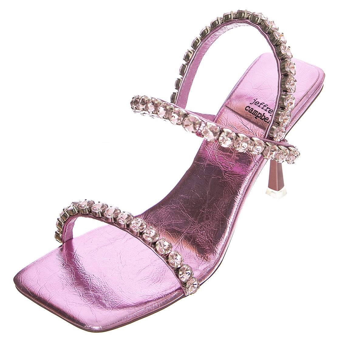 Saints Metallic Pink Pu - Sandali Donna Viola JCSJC-927-10-3-PIN  JEFFREY CAMPBELL 