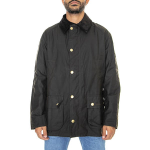 Ashby Wax Jacket Olive - Giacca Invernale Uomo Marrone 222MMWX0339-OL71  BARBOUR 
