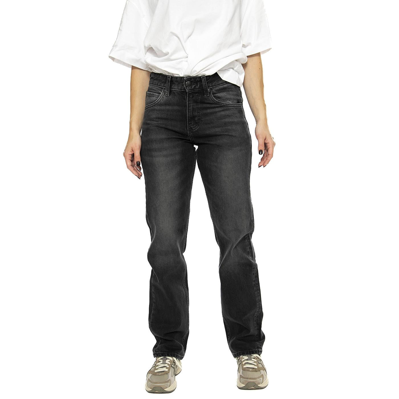 Rider Classic Charred Black - Pantaloni Denim Jeans Donna Neri 112355420-BLACK  LEE 