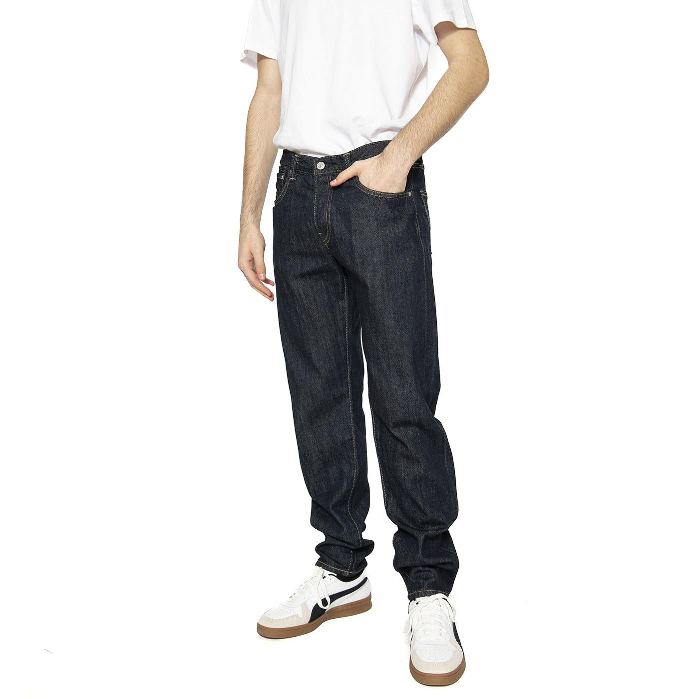Regular Tapered Japan Rinse - Pantaloni Denim Jeans Uomo Blu I033516.01.02.30-01.02  EDWIN 