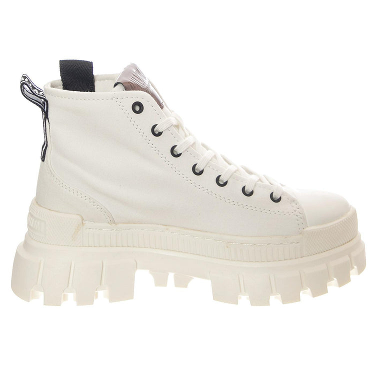 W' Revolt Hi TX Star White / Marshmallow - Scarpe Stringate Profilo alla Caviglia Donna Bianche PAS97242-127-M  PALLADIUM 