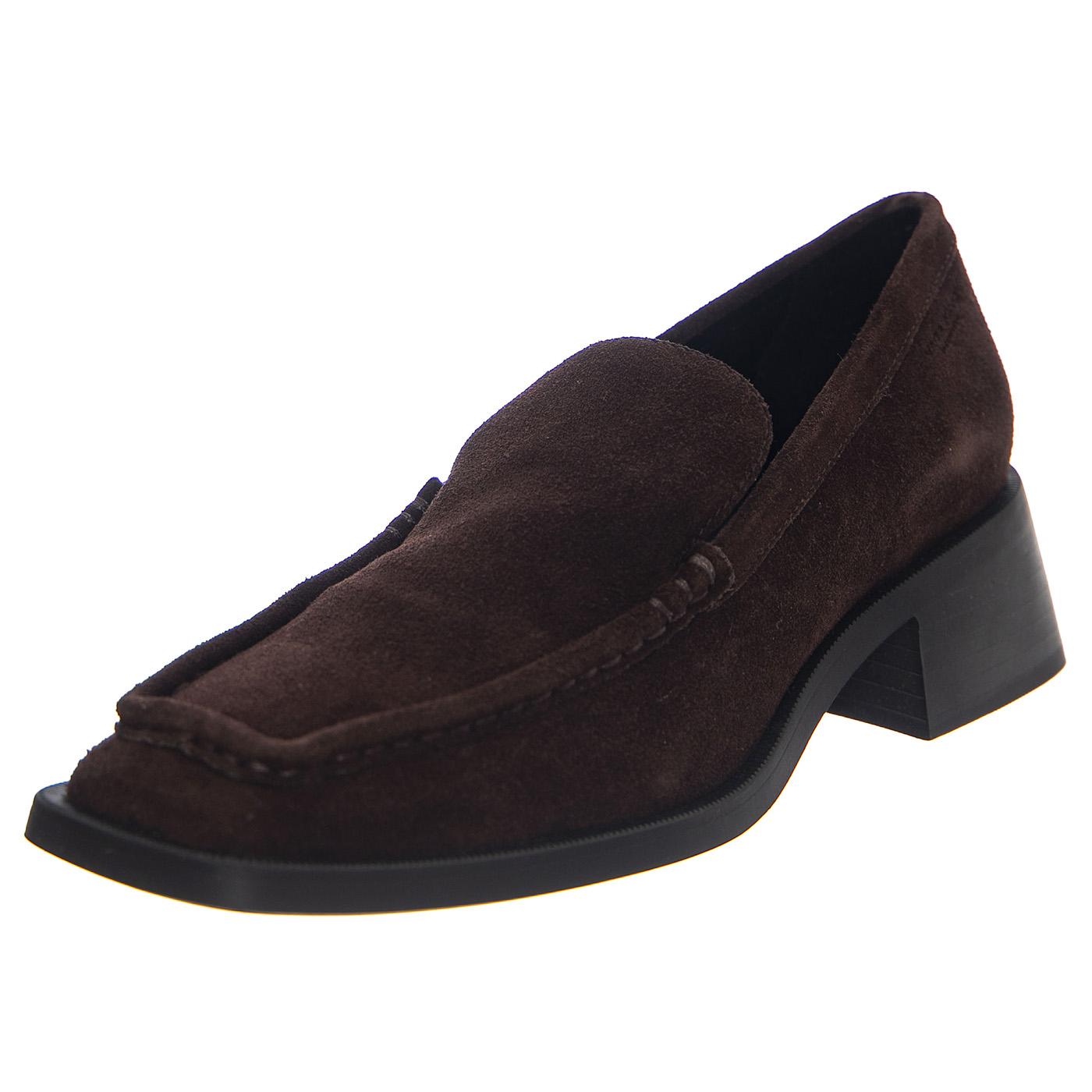 Blanca Cow Suede Espresso Shoes Loafer - Scarpe Donna Marroni VBS5417-640-36  VAGABOND 