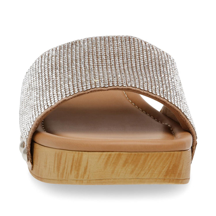 Adaze Rhinestone Micro with Clear Jellystone - Sandali Donna Argento SMSADAZE-RHI  STEVE MADDEN 