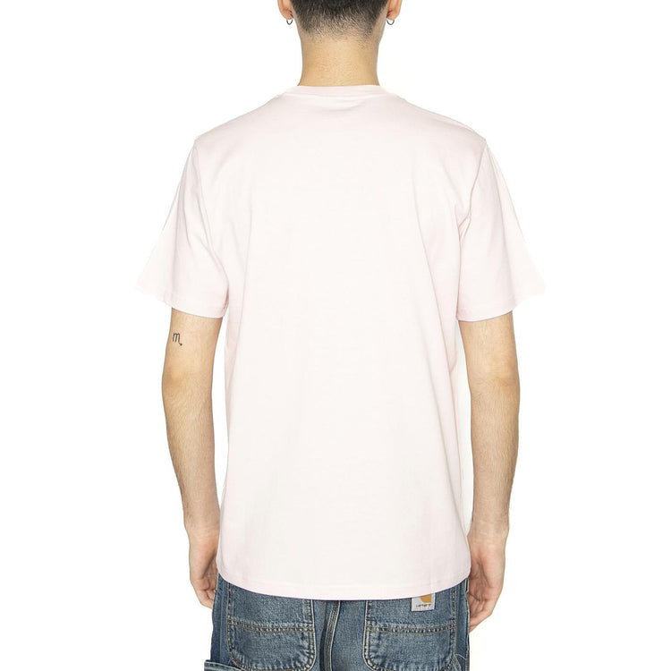 S/S Pocket T-Shirt Air Pink - Maglietta Girocollo Uomo Rosa I030434.2P7XX  CARHARTT WIP 