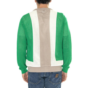 Anderson 60'S Cardigan Green Multi - Cardigan Uomo Multicolore 151010036-GMU  OBEY 