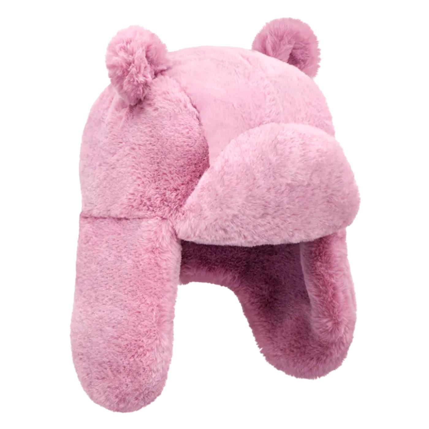 Berretto K Faux Fur Trapper W Ears - Cappellino Rosa 21700-RSQ  UGG 