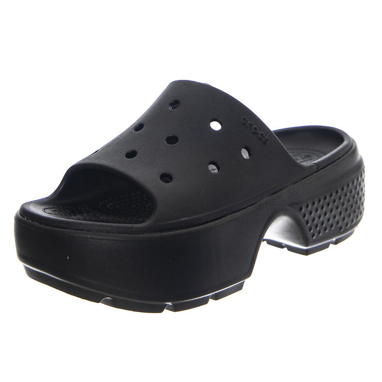 Stomp Slide Black - Sandali Donna Neri CR.209346-BLK  CROCS 