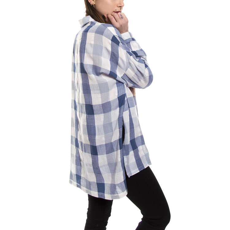 MOUNIA L/S SHIRT TWILLIGHT BLUE 140840099-683  MINIMUM 