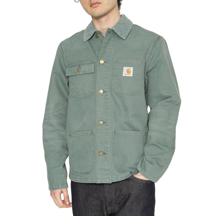 Michigan Coat Silver Pine / Silver Pine - Giacca Uomo Verde I034787.2R84O  CARHARTT WIP 