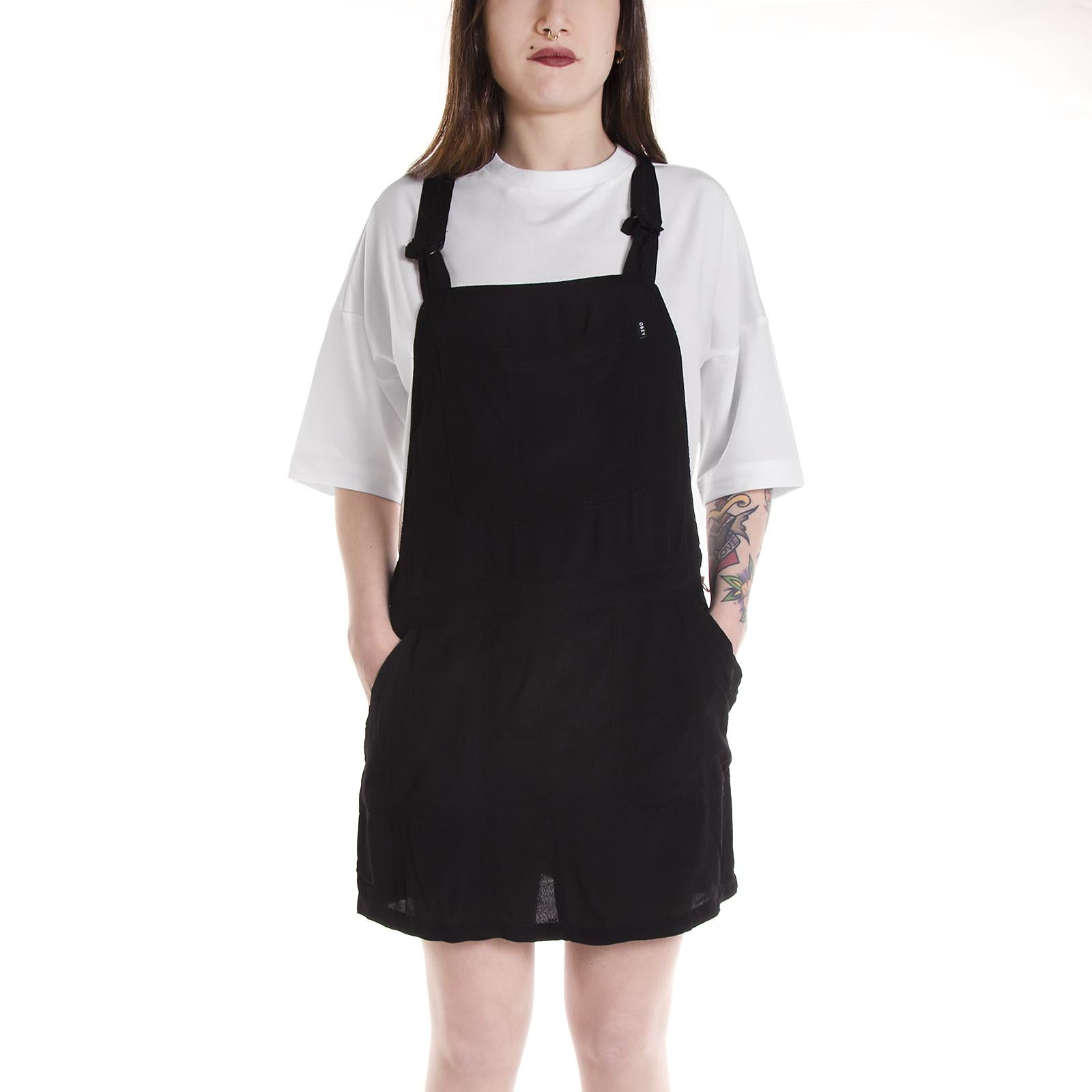 JINX JUMPER DRESS WO S BLACK 401500152-BLK  OBEY 