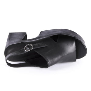 CECILIA LEATHER BLACK JCSJH0172LEA-BLACK  JEFFREY CAMPBELL 