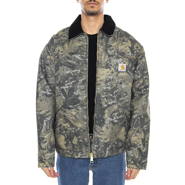 Og Detroit Jacket Camo Combi, Green / Black - Giacca Uomo Multicolore I035614.3BL06  CARHARTT WIP 