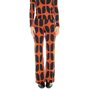 Wallpaper Naia Pants - Pantaloni Donna Multicolore WPT00168  THINKING 