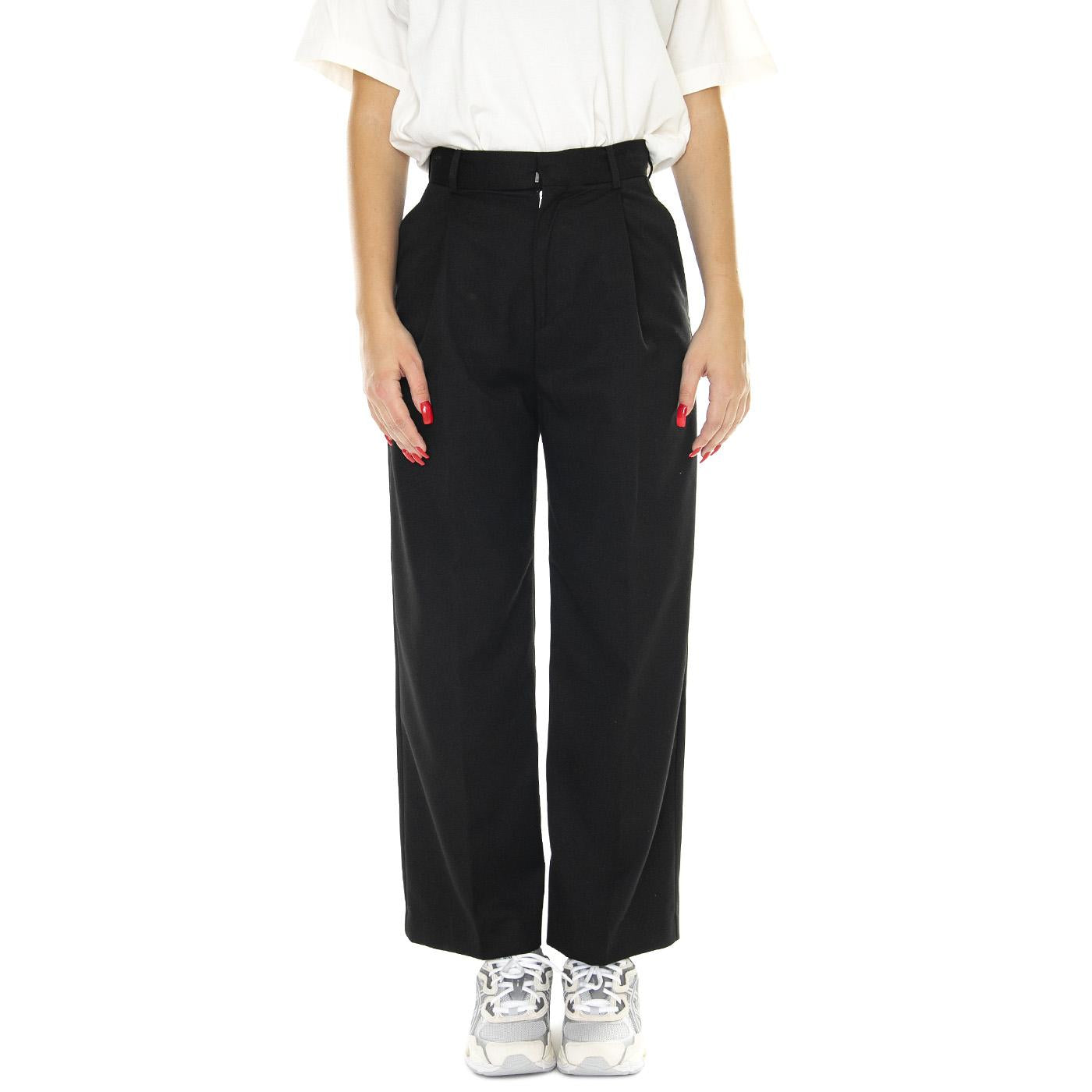 Helmi black - Pantaloni Donna Neri 330931-110  ELVINE 