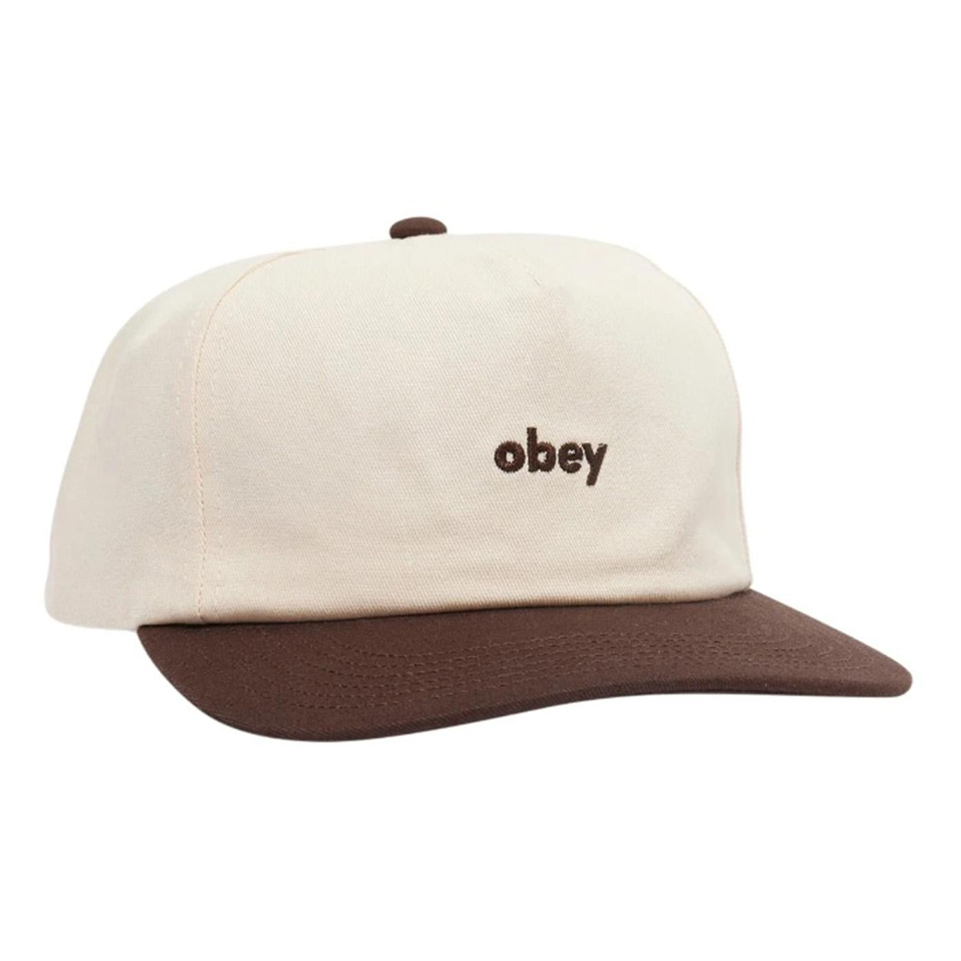Obey Shade 5 Panel Snapback Unbleached Multi - Cappellino con Visiera Multicolore 100490113-UBL  OBEY 