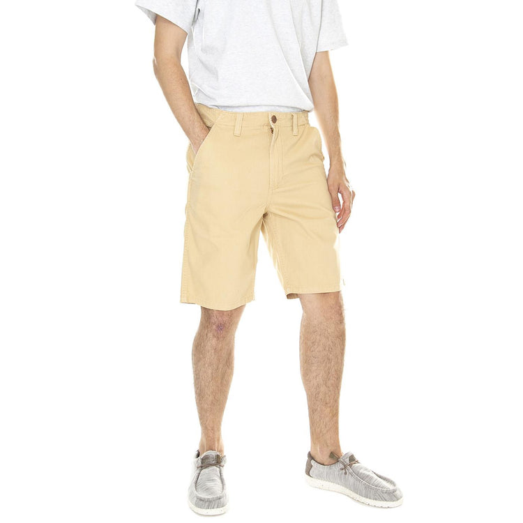 M' Casey Chino Shorts Taos Taupe Beige - Bermuda Uomo Beige W1C1FUC2  WRANGLER 