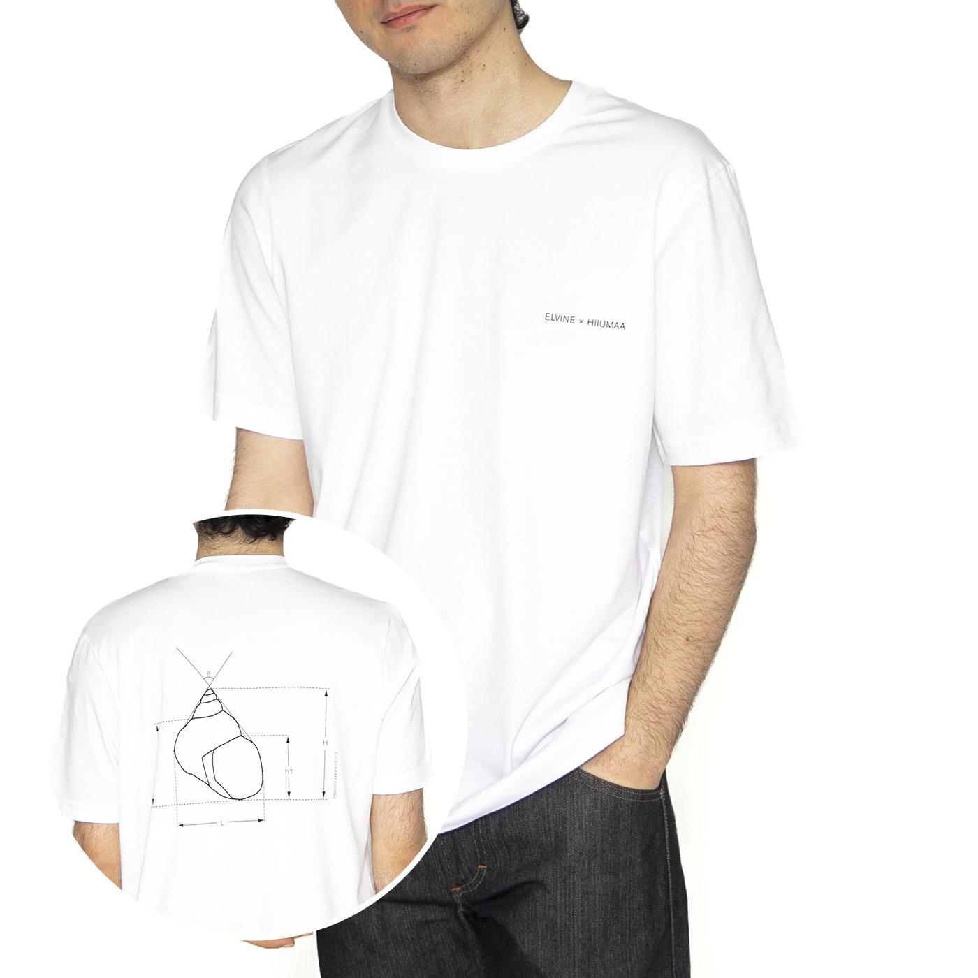 Omar Print White - Maglietta Girocollo Uomo Bianca 331407-100  ELVINE 