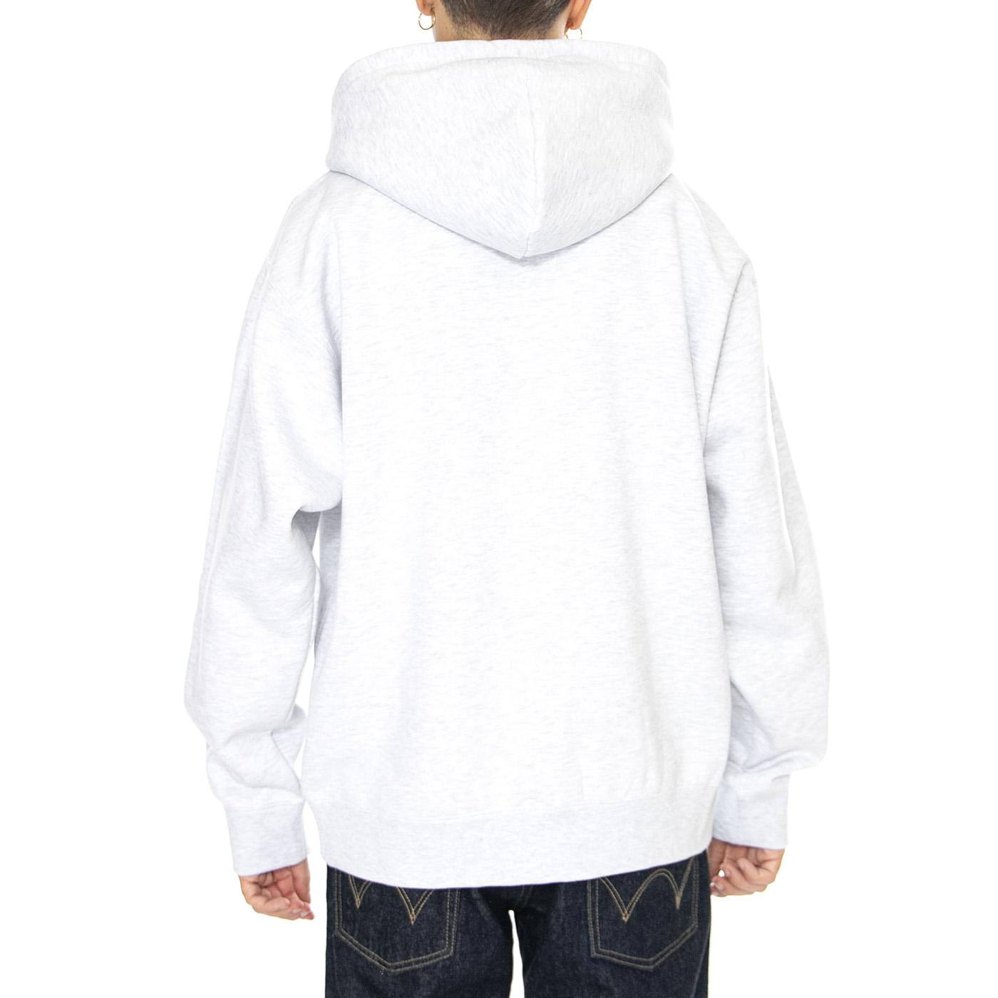 Established Works Bold Zip Hood II Fleece Grey - Felpa Uomo Grigia 112460022-ASH GREY  OBEY 