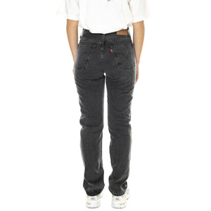 501 Jeans For Women Take A Hint Black - Pantaloni Denim Jeans Donna Grigi 12501-0452  LEVIS 
