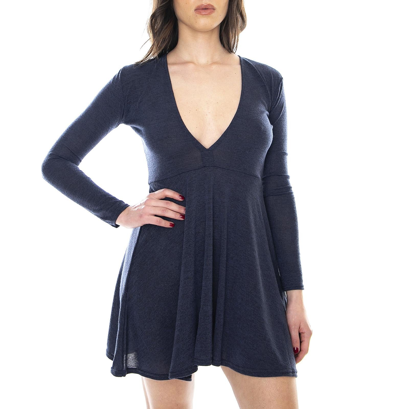  MRCLETTE DRESS-NVY  MOTEL ROCKS 